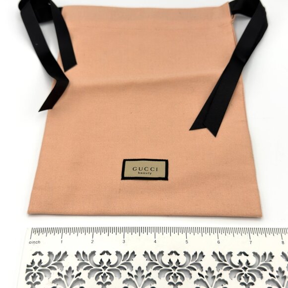 3739 GUCCI DRAWSTRING FLORAL FABRIC POUCH - Picture 4 of 4